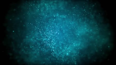 Light Illuminating Blue Glitter Particles | 4K Relaxing Screensaver