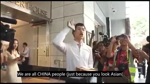 20191006 Anti Mask Law Protest - If you look Asian, you are China's people