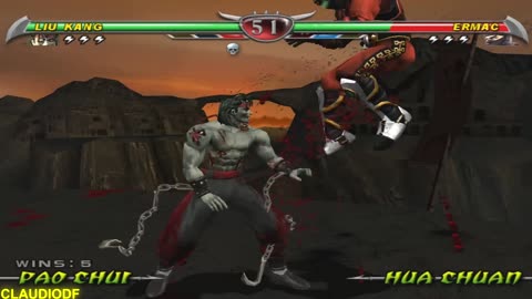 Mortal Kombat Deception - Liu Kang Playthrough on PS2