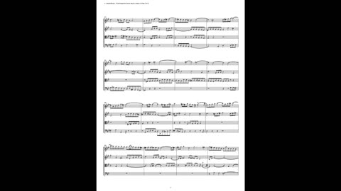 J.S. Bach - Well-Tempered Clavier: Part 1 - Fugue 14 (String Quartet)