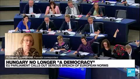 European Parliament says Hungary is no longer a 'full democracy'