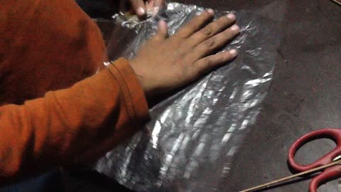 how to make kite with polythene bag