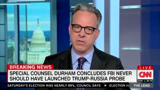 CNN: Durham report is "devastating to the FBI and exonerates Donald Trump.