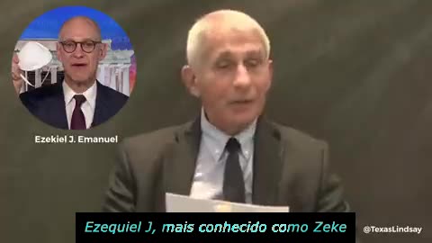 Fauci forçado a explicar por que Ezekiel Emanuel