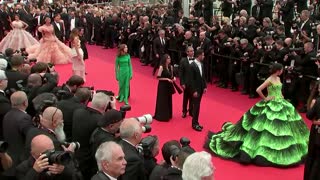 Sharon Stone, Alicia Vikander light up Cannes red carpet