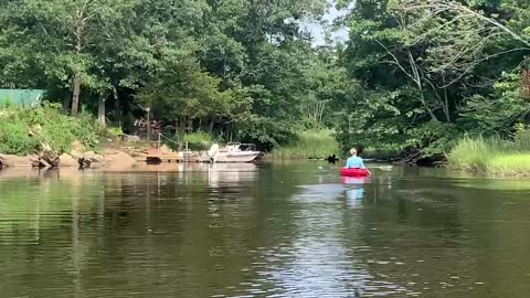 Kayaking 4 mile river