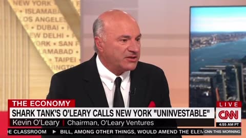 Kevin O’Leary on CNN: Leftist Policies Are Destroying Blue States