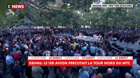 11-Septembre : une minute de silence au Ground Zero, à New York