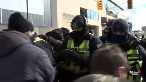 An Ottawa Police Officer Beats and Knee Thrusts an Already-Wounded Man