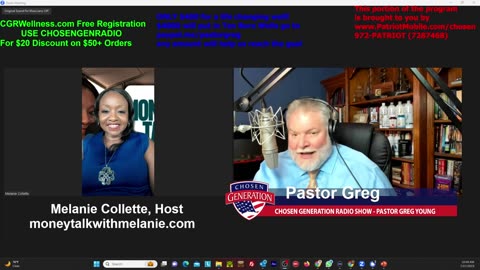 TECN.TV / MoneyTalk with Melanie’s Melanie Collette Joins Pastor Greg As A Weekly Contributor!