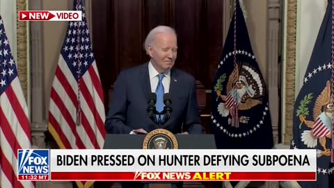 Biden Winks At Press Corp While Refusing To Answer Questions On Hunter