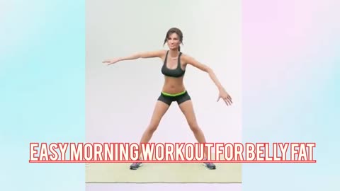 easy morning workout for belly fat/#fitnesscoach/#fitnessprogress