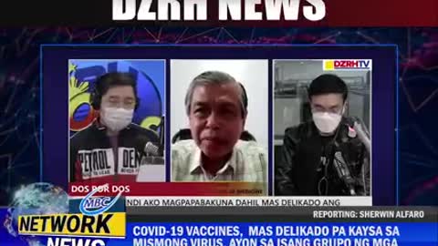 Dr Romy Quijano's Interview on Vaccines on DZRH's "Dos Por Dos" radio show