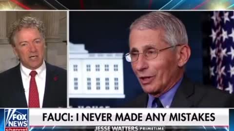 Rand Paul Issues Update on Fauci: "We've Got Him Red-Handed, and He Won't Get Away"