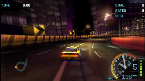 NFS Underground Rivals - Nitrous Run Event 9 Bronze Difficulty Retry(PPSSP HD)