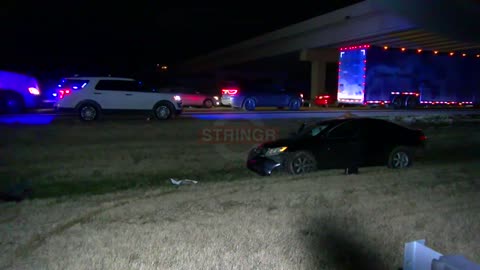 Police chase suspect bails from car, is struck and killed by 18-wheeler on I-10