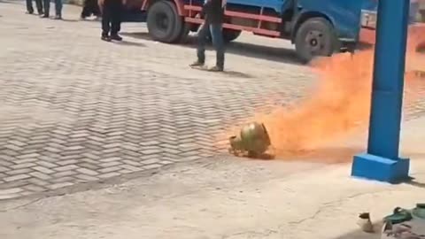Irresponsible adult : Almost sets himself on fire .