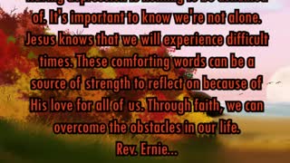Daily Message from Rev. Ernie, October 3 2022