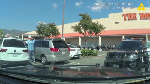 Police release new footage of deadly police shooting outside Burbank Home Depot