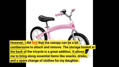 Read Reviews: Radio Flyer Pedal & Push 4-in-1 Stroll 'N Trike, Pink Tricycle, Tricycle for Todd...