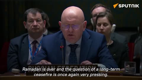 Russia's UN envoy calls for sanctions against Israel