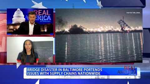 REAL AMERICA -- Dan Ball W/ Kim Klacik, Cargo Ship Collides & Bridge Collapses, 3/26/24