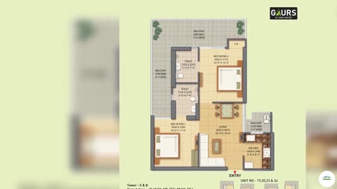 Gaur City 7th Avenue Ready to Move 2/3 BHK Apartments