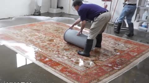 We use a 10-step Rug Cleaning process to ensure your rug is completely cleaned.