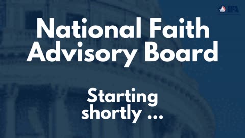 National Faith Advisory Board Call