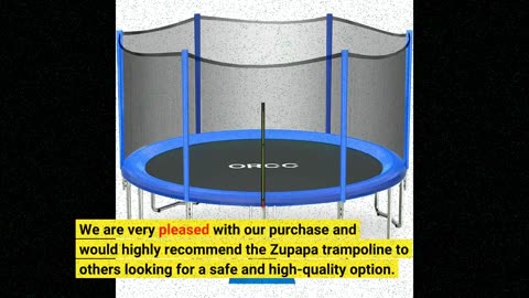 See Ratings: Zupapa 16 15 14 12 10 8FT Kids Trampoline 425LBS Weight Capacity with Enclosure ne...