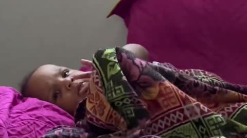Palestinian babies in Gaza wake up frightened and in shock