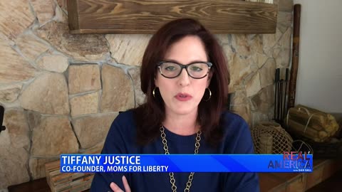 REAL AMERICA -- Tiffany Justice, Moms For Liberty Labeled as Hate Group by SPLC