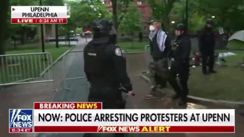 🚨 Happening Now: Police arresting protesters at UPENN