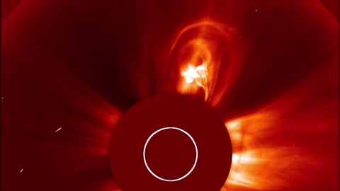 2023-05-06 to 25, Sun’s Coronal Mass Ejections pressed by other Universes‘ flying saucers. C2. SOHO.