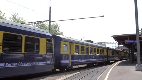 Swiss Rail at Interlaken Ost - 2013
