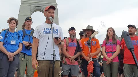 Veteran James Topp's 4300 km march across Canada culminates at the Tomb of the Unknown Soldier