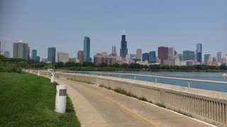 Chicago's Skyline From The Shedd Aquarium on 8/4/2021
