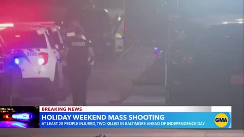 Multiple fatalities, dozens injured in Baltimore mass shooting