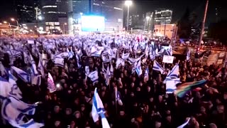 Israelis protest against Netanyahu justice plans