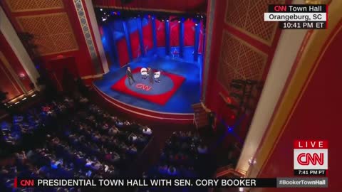 CNN's Don Lemon tells Dem presidential candidate Sen. Cory Booker "nice job" during commercial break