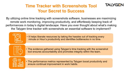 Time Tracking Software with Screenshot by Talygen A Modern Tool to Modernize Businesses