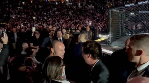 AMERICAN BADASS: Trump Takes UFC bt Storm With Kid Rock, Carlson, White [WATCH]