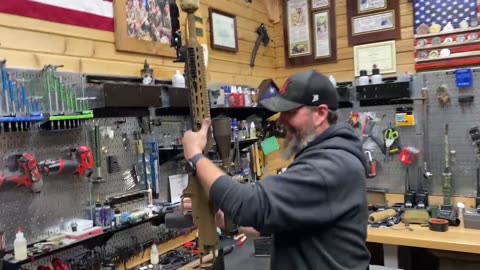 Barrel change on the Barrett MRAD