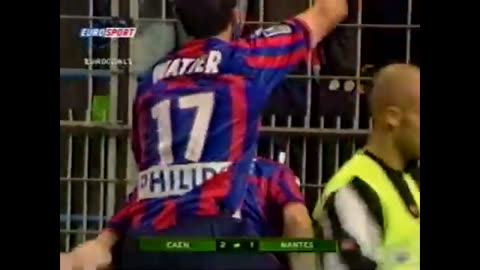 Caen vs Nantes (France Ligue 1 2004/2005)