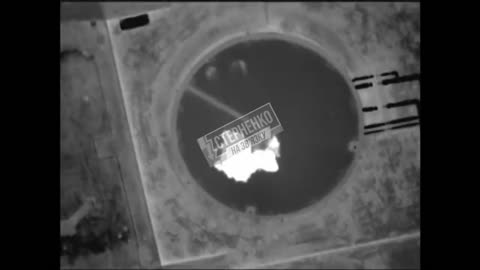 Video of a Ukrainian drone strike on the "Steel Horse" oil depot has appeared