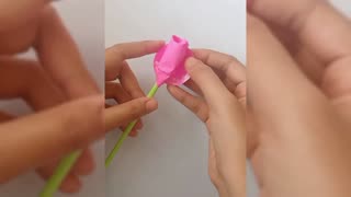 How to make flower with paper