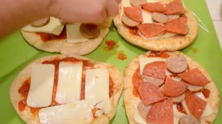 Pita Bread Pizzas - FULLY LOADED!