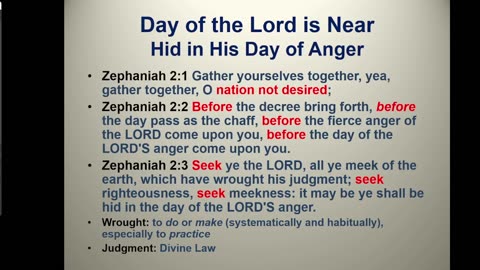 Day of the Lord is Near and Abba Father Prayer Time