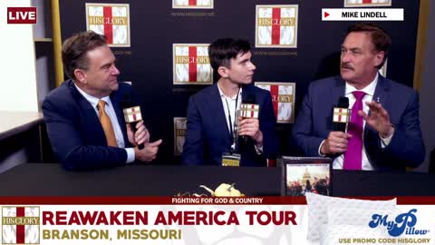 His Glory Presents: Take Five w/ Mike Lindell and Eric Trump ReAwaken America MO Interviews