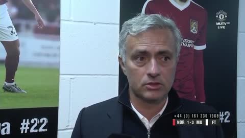 Jose Mourinho speaks to MUTV after tonight's win...